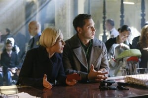  Preview: Secrets, Lies, and More Surprises on “How To Get Away With Murder” HOW TO GET AWAY WITH MURDER - "Hello Raskolnikov" - It's the day after Sam's murder and the students are called in to help Annalise find her missing husband, but just how much does Annalise know? And when a surprise visitor shows up in town, getting away with this murder might not be as easy as the students had hoped, on the January return of "How to Get Away with Murder," THURSDAY JANUARY 29 (10:00-11:00 p.m., ET) on the ABC Television Network. (ABC/Mitch Haaseth)
LIZA WEIL, MATT MCGORRY