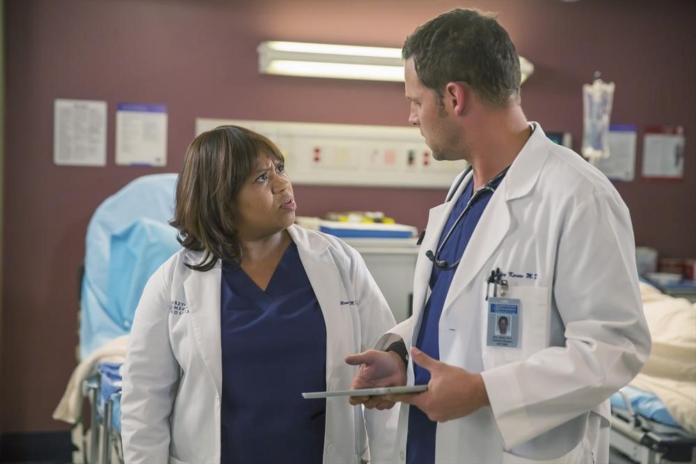 GREY'S ANATOMY - "Where Do We Go From Here" - As Derek prepares for his move to DC, Meredith keeps herself busy at the hospital. Meanwhile, Jackson and April deal with difficult news, and Arizona and Amelia discuss how to best approach Dr. Herman, on "Grey's Anatomy," THURSDAY, JANUARY 29 (8:00-9:00 p.m., ET) on the ABC Television Network. (ABC/Ron Batzdorff)