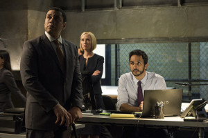  The Blacklist: Extended Preview, Behind the Scenes Footage, and What We’re Looking Forward To Most THE BLACKLIST -- "Luther Braxton" Episode 209 -- Pictured: (l-r) Harry Lennix as Harold Cooper, Janel Moloney as Kat Goodson, Amir Arison as Aram Mojbtai -- (Photo by: David Giesbrecht/NBC)