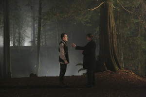  Once Upon a Time Review: Heart of Gold (Season 4 Episode 17) ONCE UPON A TIME - "Heart of Gold" - Emma is still reeling after learning the truth of her parents' history with Maleficent, but she must focus on finding the Author, who is running loose in Storybrooke, before Gold does. When Gold's quest for his happy ending grows more urgent, he blackmails Regina into helping him. In a Fairy Tale Land flashback, Robin Hood learns what it means to be an honorable thief when heaccepts a proposition by Rumpelstiltskin to travel to Oz to steal a valuable magic elixir from the Wicked Witch, on "Once Upon a Time," SUNDAY, APRIL 12 (8:00-9:00 p.m., ET) on the ABC Television Network. (ABC/Jack Rowand)
PATRICK FISCHLER, ROBERT CARLYLE