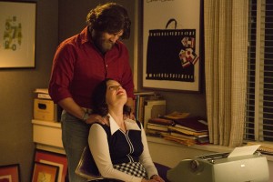 Jay R. Ferguson as Stan Rizzo and Elisabeth Moss as Peggy Olson, Mad Men Series Finale | Tell-Tale TV Mad Men Series Finale Review: Person to Person (Season 7 Episode 14)