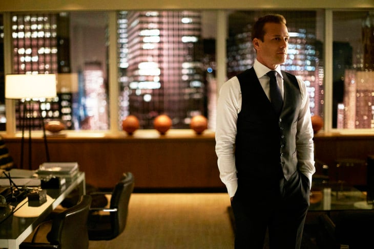 Suits - Season 5 | Tell-Tale TV SUITS -- "God's Green Earth" Episode 513 -- Pictured: Gabriel Macht as Harvey Spencer -- (Photo by: Shane Mahood/USA Network) Suits Review: God’s Green Earth (Season 5 Episode 4) SUITS -- "God's Green Earth" Episode 513 -- Pictured: Gabriel Macht as Harvey Spencer -- (Photo by: Shane Mahood/USA Network)
