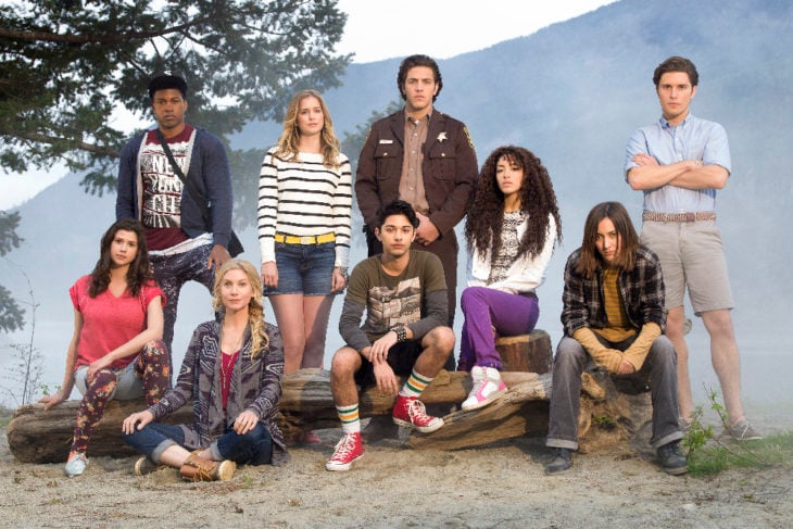 DEAD OF SUMMER - Freeform's "Dead of Summer" stars Amber Coney as Cricket, Eli Goree as Joel, Elizabeth Mitchell as Deb, Elizabeth Lail as Amy, Mark Indelicato as Blair, Alberto Frezza as Deputy Sykes, Paulina Singer as Jessie, Zelda Williams as Drew and Ronen Rubinstein as Alex. (Freeform/Tyler Shields)