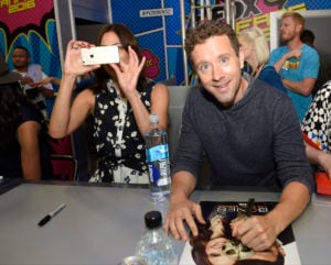 OX FANFARE AT SAN DIEGO COMIC-CON © 2016: BONES cast members Michaela Conlin and TJ Thyne during the BONES booth signing on Friday, July 22 at the FOX FANFARE AT SAN DIEGO COMIC-CON © 2016. CR: Alan Hess/FOX © 2016 FOX BROADCASTING 5 Things We Learned About ‘Bones’ at San Diego Comic-Con 