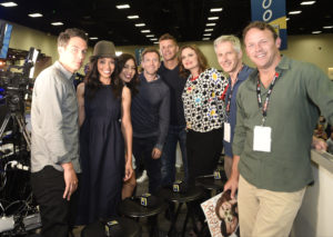 FOX FANFARE AT SAN DIEGO COMIC-CON © 2016: BONES cast members John Boyd, Tamara Taylor, Michaela Conlin, TJ Thyne, David Boreanaz and Emily Deschanel and Executive Producers Jonathan Collier and Michael Peterson during the BONES booth signing on Friday, July 22 at the FOX FANFARE AT SAN DIEGO COMIC-CON © 2016. CR: Alan Hess/FOX © 2016 FOX BROADCASTING 5 Things We Learned About ‘Bones’ at San Diego Comic-Con 