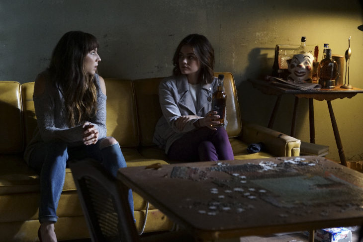 TROIAN BELLISARIO, LUCY HALE | Tell-Tale TV Pretty Little Liars Season 7 Episode 8 Review: Exes and OMGs | Tell-Tale TV