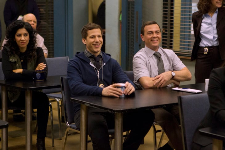 BROOKLYN NINE-NINE: L-R: Stephanie Beatriz, Andy Samberg and Joe Lo Truglio in the "The 9-8" episode of BROOKLYN NINE-NINE airing Tuesday, Feb. 9 (9:00-9:30 PM ET/PT) on FOX. ©2016 Fox Broadcasting Co. CR: John P. Fleenor/FOX. 10 Things We Want From Brooklyn Nine-Nine Season 4 