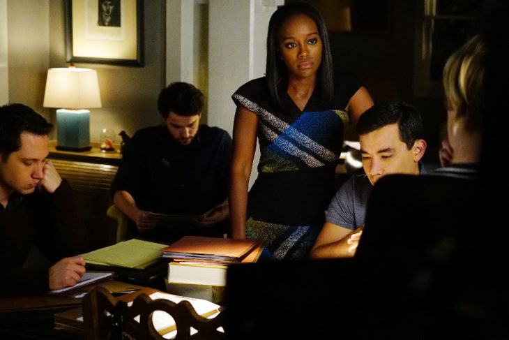 HOW TO GET AWAY WITH MURDER - "He Made A Terrible Mistake" - Annalise tries to ward off a surprising new angle in the D.A.'s case. Meanwhile, alliances shift amongst the Keating 4, as they discover crucial information about the circumstances surrounding Wes's death. The two-hour season finale of "How to Get Away with Murder" will air on THURSDAY, FEBRUARY 23 (9:01-11:00 p.m. EST) on the ABC Television Network. (ABC/Richard Cartwright)