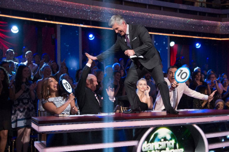 DANCING WITH THE STARS - "Episode 2408" - With just a few weeks left in the competition before heading towards the finals, the five remaining couples find themselves tasked with completing two full dances. In the first round dance, the pros will choose the song and dance style, and for the second, the couples will perform in a Trio Round with a new twist, in which the judges have chosen the trio partners, on "Dancing with the Stars," live, MONDAY, MAY 8 (8:00-10:01 p.m. EDT), on The ABC Television Network. (ABC/Eric McCandless)