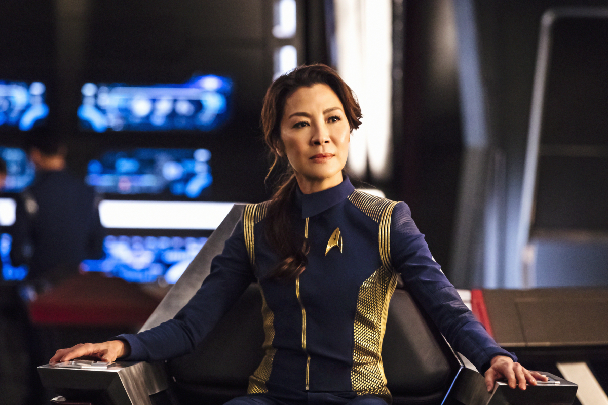 "The Vulcan Hello" - Episode 101 - Pictured: Michelle Yeoh as Captain Philippa Georgiou. Photo Cr: Jan Thijs/CBS ÃÂ© 2017 CBS Interactive. All Rights Reserved.