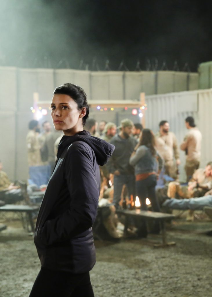 Jessica Pare as Mandy Ellis SEAL Team Season 1 Episode 16 Never Get