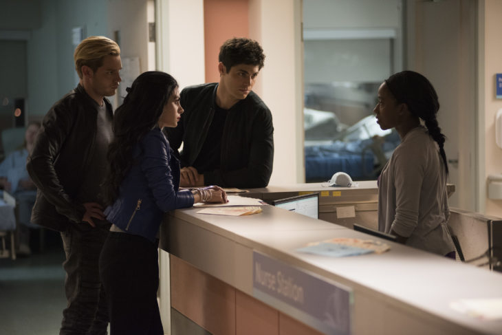 DOMINIC SHERWOOD, EMERAUDE TOUBIA, MATTHEW DADDARIO, SOPHIA WALKER