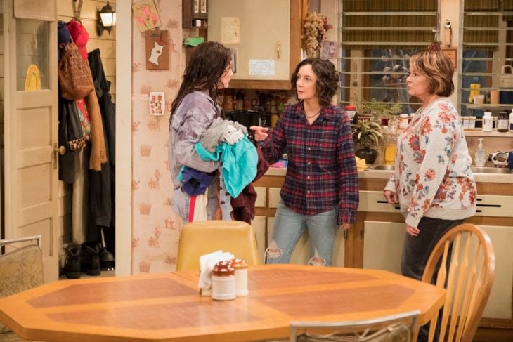 EMMA KENNEY, SARA GILBERT, ROSEANNE BARR