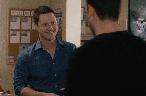 Schitt's Creek David and Patrick GIF