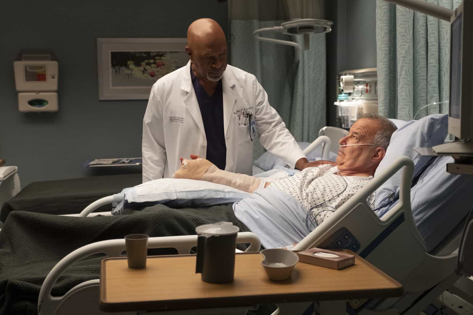 Grey's Anatomy Season 15 Episode 3 - James Pickens Jr. as Dr. Richard Webber, Mark L. Taylor | Tell-Tale TV Grey's Anatomy Season 15 Episode 3 - James Pickens Jr. as Dr. Richard Webber, Mark L. Taylor