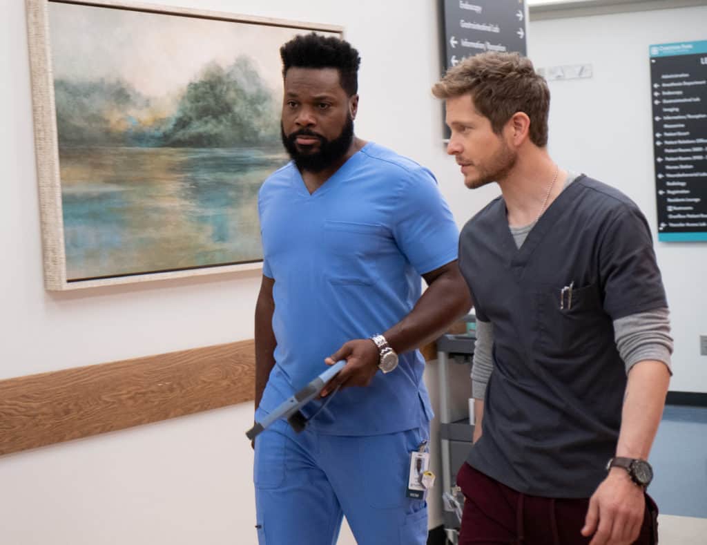 malcolm jamal warner first episode on the resident