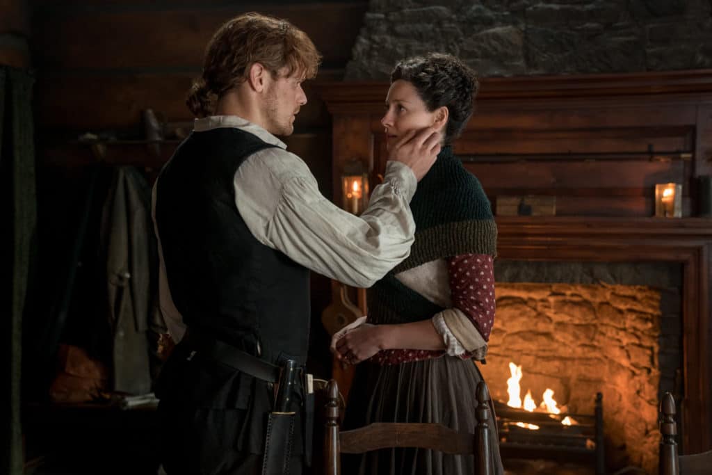 Sam Heughan (Jamie Fraser), Caitriona Balfe (Claire Randall Fraser) - Outlander Episode 405