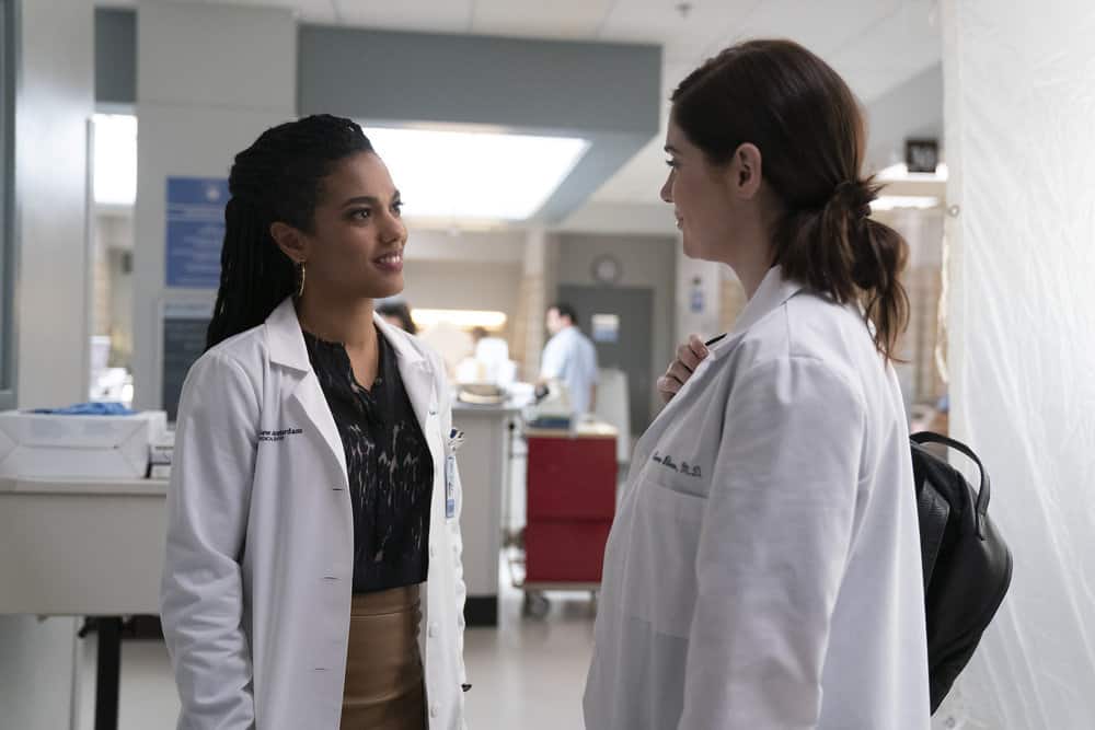 New Amsterdam Season 1 Episode 11 Freema Agyeman as Dr. Helen Sharpe