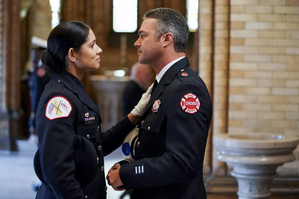 Chicago Fire Season 7 Episode 7 - Miranda Rae Mayo as Stella Kidd, Taylor Kinney as Kelly Severide