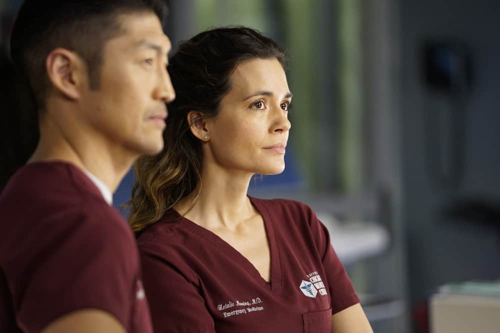 Chicago Med Season 4 Episode 20 - Brian Tee as Dr. Ethan Choi, Torrey DeVitto as Dr. Natalie Manning | Tell-Tale TV Chicago Med Season 4 Episode 20 - Brian Tee as Dr. Ethan Choi, Torrey DeVitto as Dr. Natalie Manning