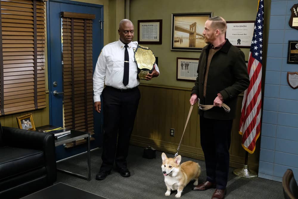 Brooklyn Nine-Nine Season 6 Episode 16 - Andre Braugher as Ray Holt, Marc Evan Jackson as Kevin Cozner | Tell-Tale TV Brooklyn Nine-Nine Season 6 Episode 16 - Andre Braugher as Ray Holt, Marc Evan Jackson as Kevin Cozner