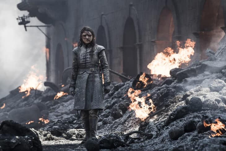 Game of Thrones Season 8, episode 5 (debut 5/12/19): Maisie Williams. photo: Helen Sloan/HBO