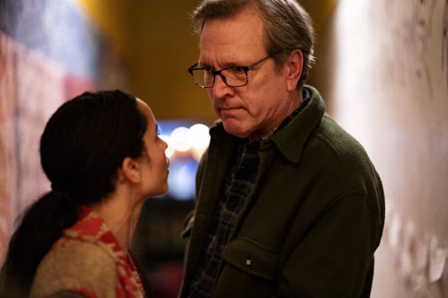 Big Little Lies Season 2, episode 5, debut 7/7/19: Zoë Kravitz, Martin Donovan. photo: Jennifer Clasen/HBO | Tell-Tale TV 03260446-C43E-4D0A-8465-BA793E2922C0