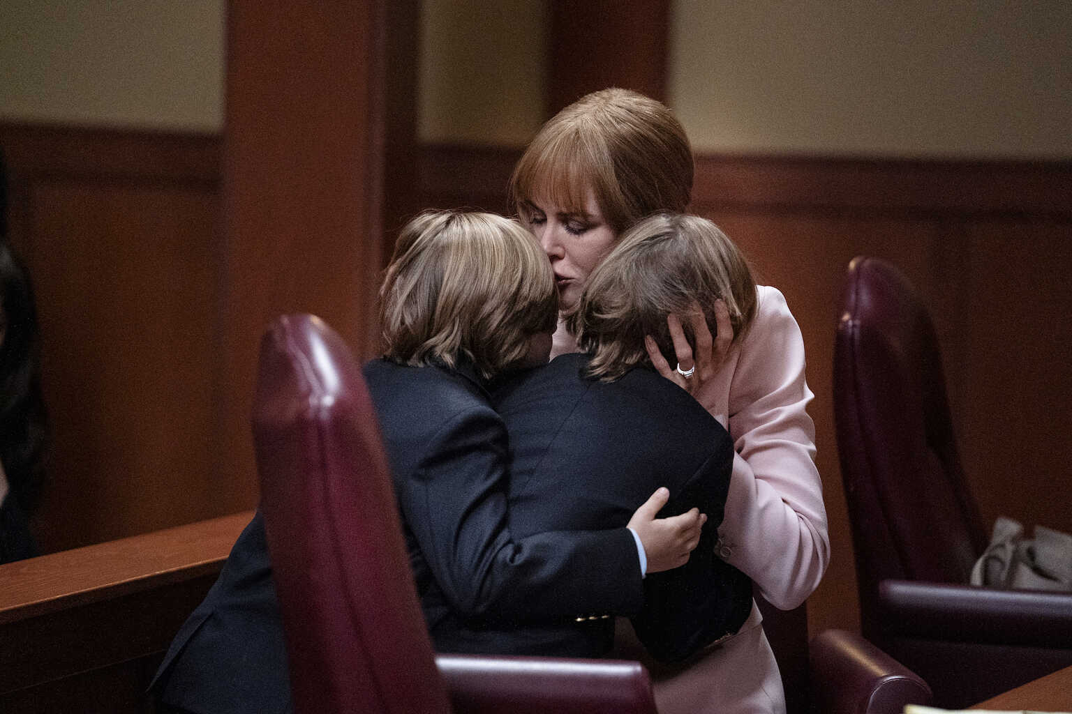 Big Little Lies Season 2, episode 7, debut 7/21/19: Nicole Kidman, Cameron Crovetti, Nicholas Crovetti. photo: Merie W. Wallace/HBO