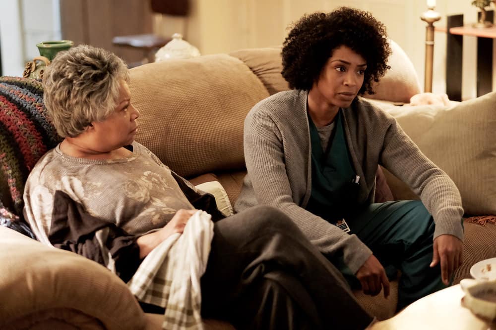 Pearson Season 1 Episode 1 - Juanita Jennings as Lillian Cook, Chantel Riley as Angela Cook