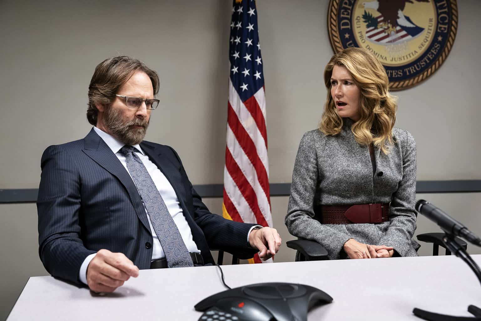 Big Little Lies Season 2, episode 6, debut 7/14/19: Jeffrey Nordling, Laura Dern. photo: Jennifer Clasen/HBO