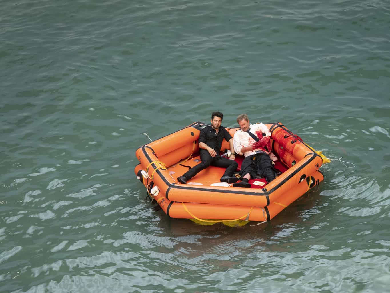 Preacher Season 4 Episode 4 - Dominic Cooper as Jesse Custer, Ditch Davey as Pilot Steve