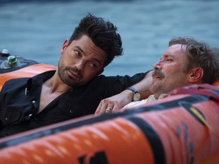 Preacher Season 4 Episode 4 - Dominic Cooper as Jesse Custer, Ditch Davey as Pilot Steve