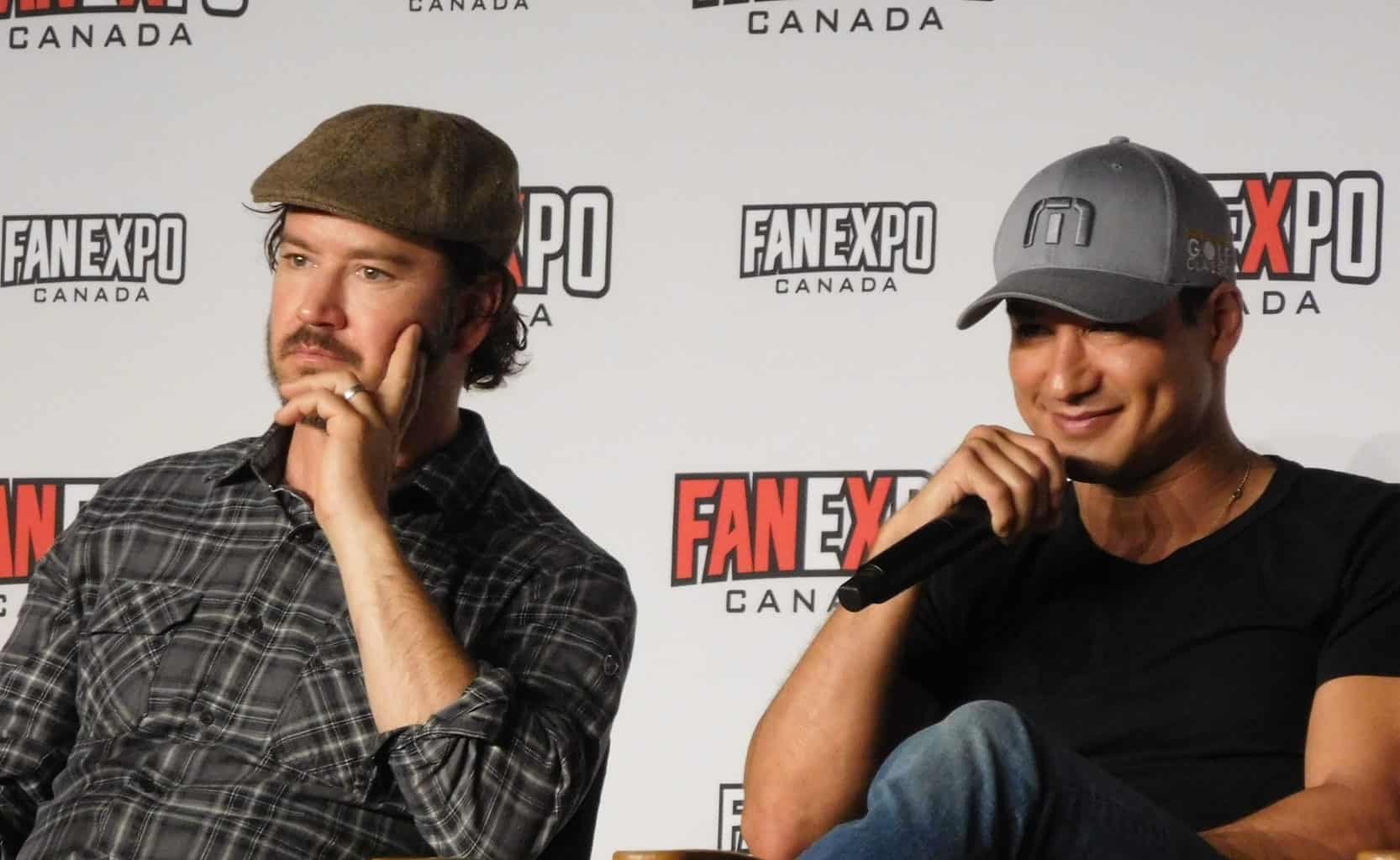 Saved by the Bell - Fan Expo Canada 2019: Mark-Paul Gosselaar (Zack Morris), Mario Lopez (A.C. Slater) (Photo Credit: Alicia Gilstorf/Tell-Tale TV) | Tell-Tale TV Saved by the Bell - Fan Expo Canada 2019: Mark-Paul Gosselaar (Zack Morris), Mario Lopez (A.C. Slater) (Photo Credit: Alicia Gilstorf/Tell-Tale TV)