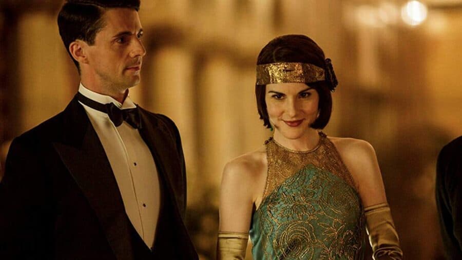 Michelle Dockery as Lady Mary and Matthew Goode as Henry Talbot in Downton Abbey Season 6