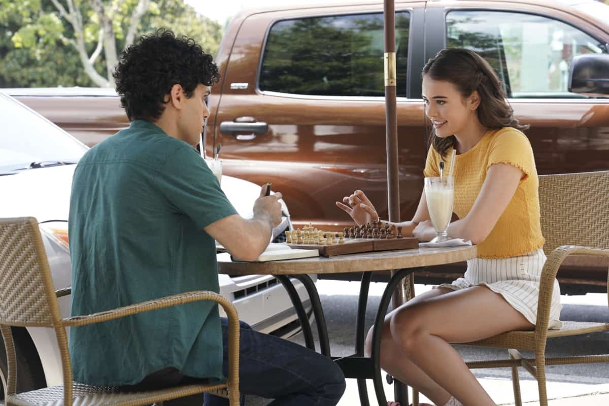 Legacies Season 2 Episode 1 - Aria Shahghasemi as Landon and Kaylee Bryant as Josie