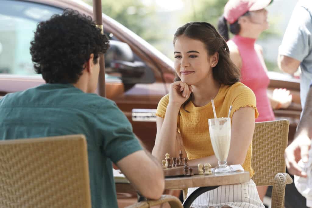 Legacies Season 2 Episode 1 - Aria Shahghasemi as Landon and Kaylee Bryant as Josie