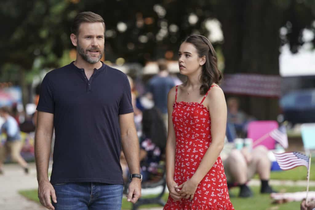 Legacies Season 2 Episode 1 - Matthew Davis as Alaric and Kaylee Bryant as Josie | Tell-Tale TV Legacies Season 2 Episode 1 - Matthew Davis as Alaric and Kaylee Bryant as Josie