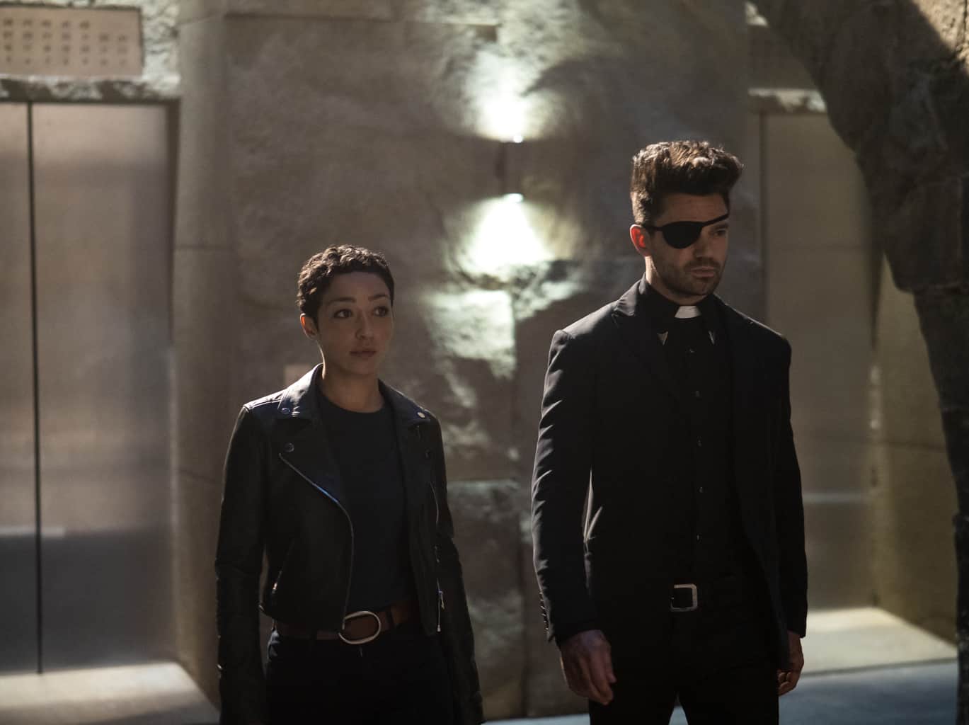 Preacher Season 4, Episode 9 - Dominic Cooper as Jesse Custer, Ruth Negga as Tulip O'Hare