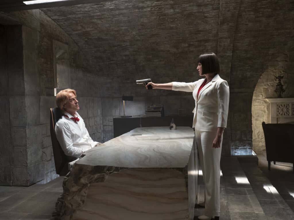Preacher Season 4 Episode 10 - Julie Ann Emery as Featherstone, Pip Torrens as Herr Starr | Tell-Tale TV Preacher Season 4 Episode 10 - Julie Ann Emery as Featherstone, Pip Torrens as Herr Starr