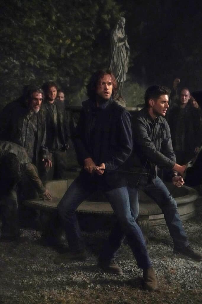 Supernatural Season 15 Episode 1 - Jared Padalecki as Sam and Jensen Ackles as Dean