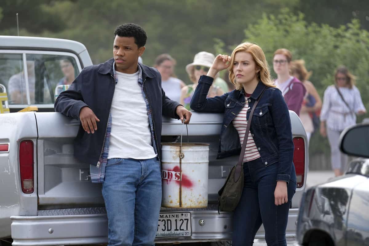 Nancy Drew Season 1 Episode 2 - Tunji Kasim as Nick and Kennedy McMann as Nancy | Tell-Tale TV Nancy Drew Season 1 Episode 2 - Tunji Kasim as Nick and Kennedy McMann as Nancy