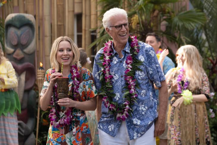 The Good Place Season 4 Episode 3 - Kristen Bell as Eleanor, Ted Danson as Michael