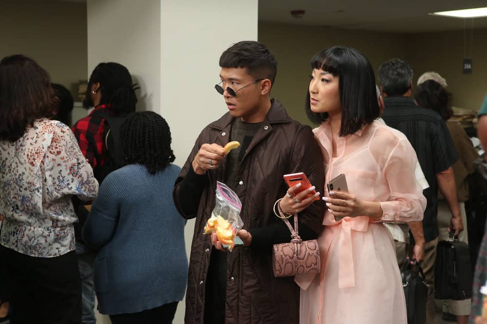 Sunnyside Season 1 Episode 3 - Joel Kim Booster as Jun Ho, Poppy Liu as Mei Lin