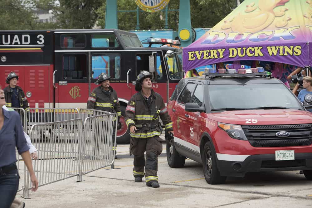 Chicago Fire Season 8 Episode 3 - Joe Minoso as Joe Cruz, Taylor Kinney as Lt. Kelly Severide