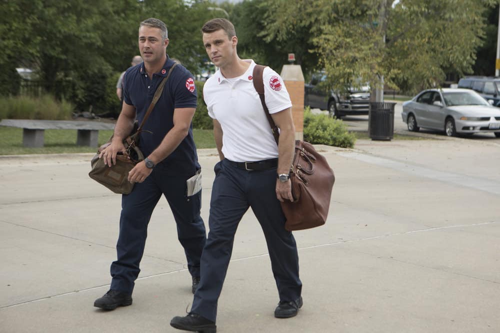 Chicago Fire Season 8 Episode 3 Taylor Kinney as Lt. Kelly Severide, Jesse Spencer as Matthew