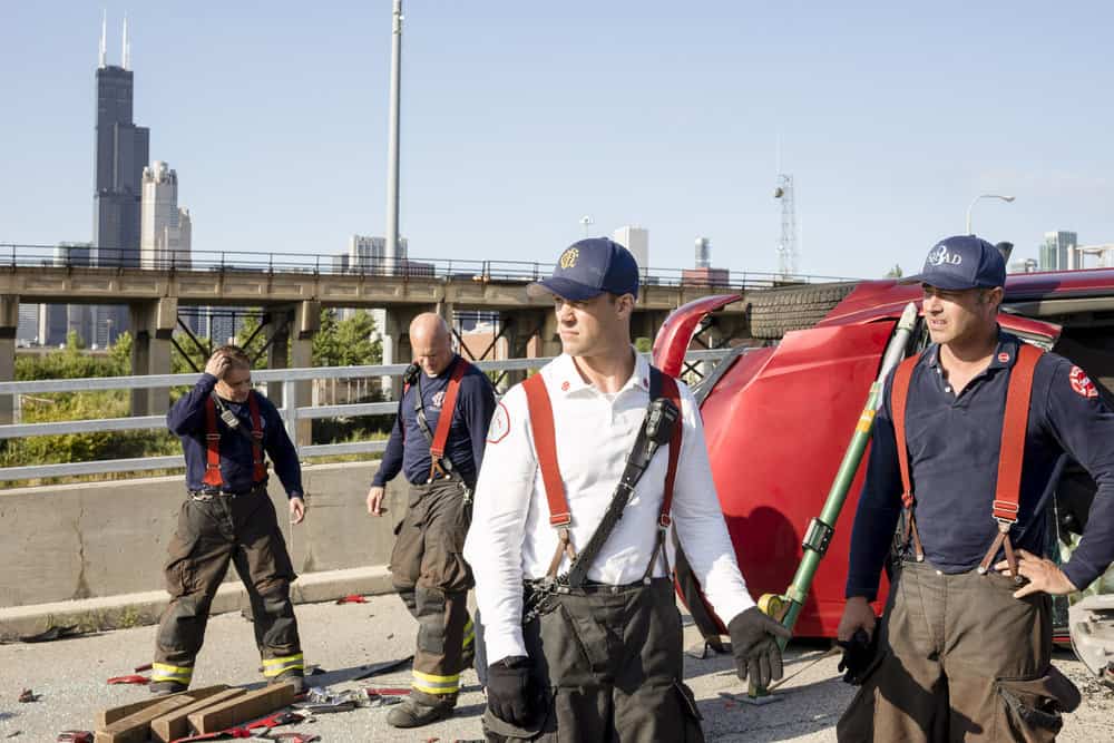 Chicago Fire – Season 8 Preview — Chicago Fire Season 8 Episode 5: Buckle Up - Part 2 Chicago Fire Season 8 Episode 4 - Jesse Spencer as Matthew Casey, Taylor Kinney as Lt. Kelly Severide
