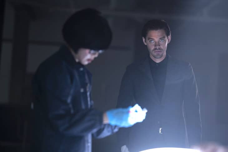 Prodigal Son Season 1 Episode 4 - Keiko Agena and Tom Payne
