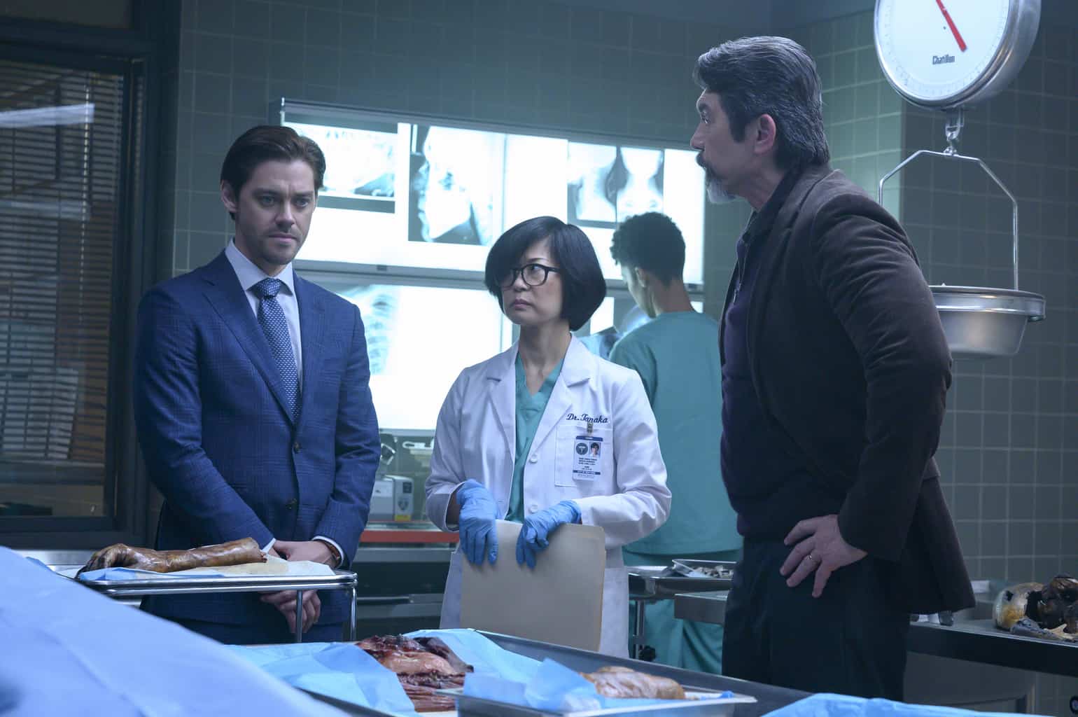 Prodigal Son Season 1 Episode 7 - Tom Payne, Keiko Agena and Lou Diamond Phillips