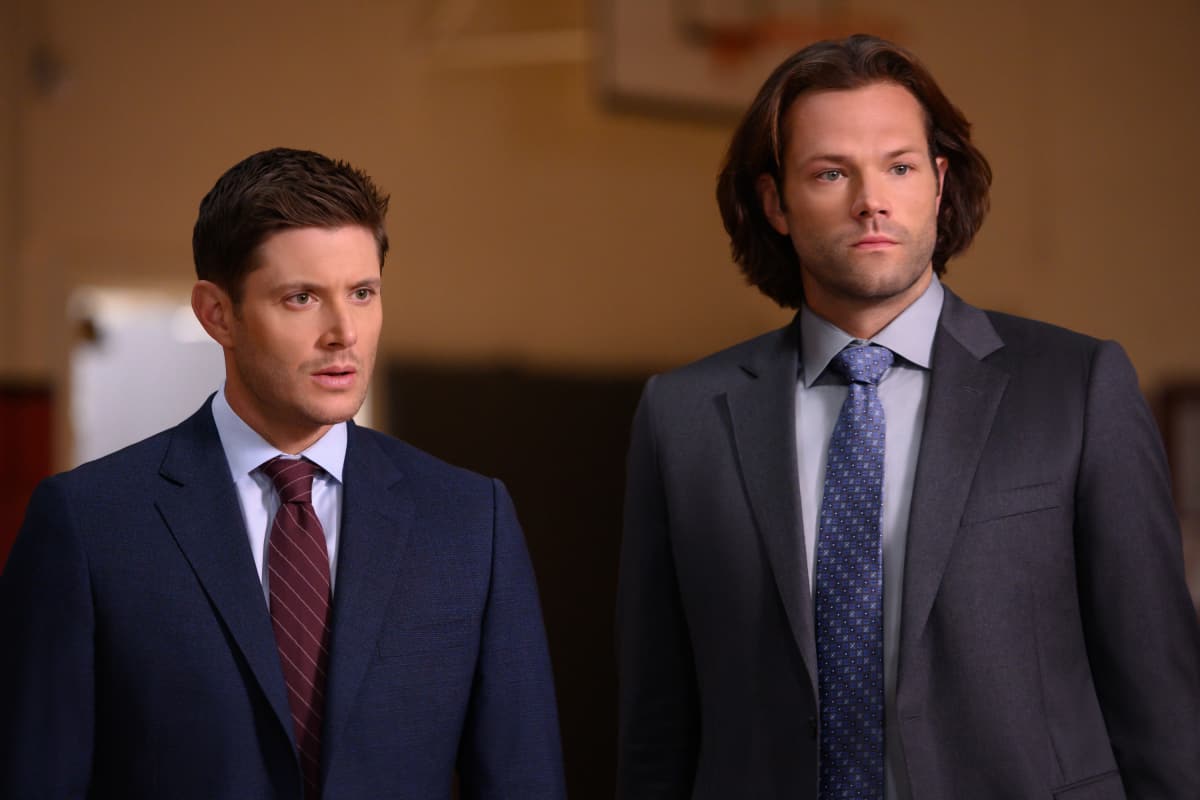 Supernatural Season 15 Episode 1 - Jensen Ackles as Dean and Jared Padalecki as Sam | Tell-Tale TV Supernatural Season 15 Episode 1 - Jensen Ackles as Dean and Jared Padalecki as Sam