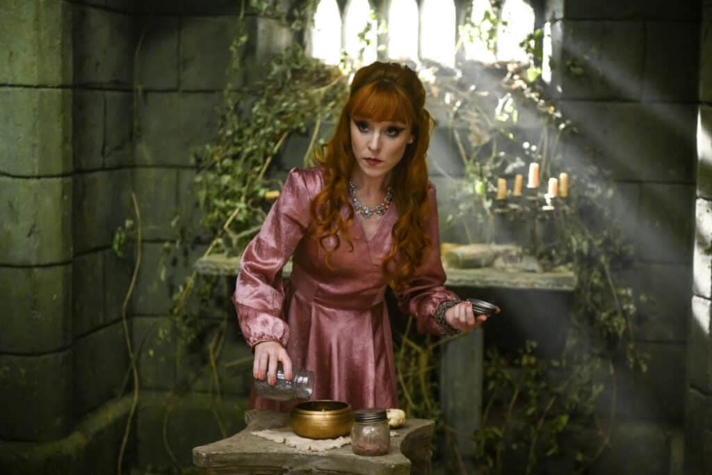 Supernatural Season 15 Episode 3 - Ruth Connell as Rowena Preview — Supernatural Season 15 Episode 3: The Rupture - Part 2 Supernatural Season 15 Episode 3 - Ruth Connell as Rowena